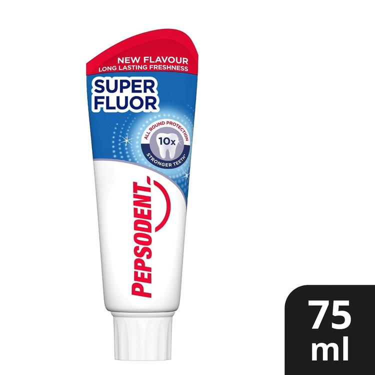 Pepsodent Super Fluor Hammastahna Mieto maku 75 ml