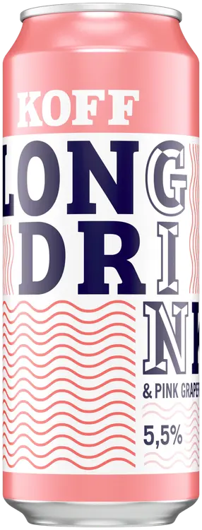 Koff Long Drink Pink Grapefruit long drink 5,5 % tölkki 0,5 L
