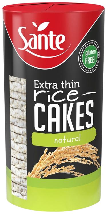 Sante rice cakes natural extra thin 110g