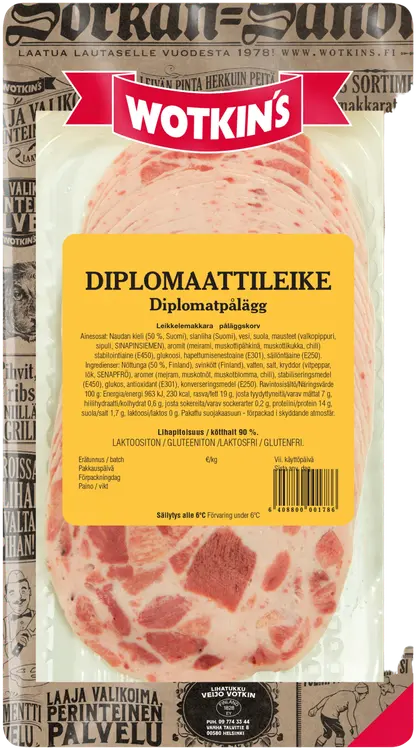 Wotkin´s 150g Diplomaattileike leikkelemakkara