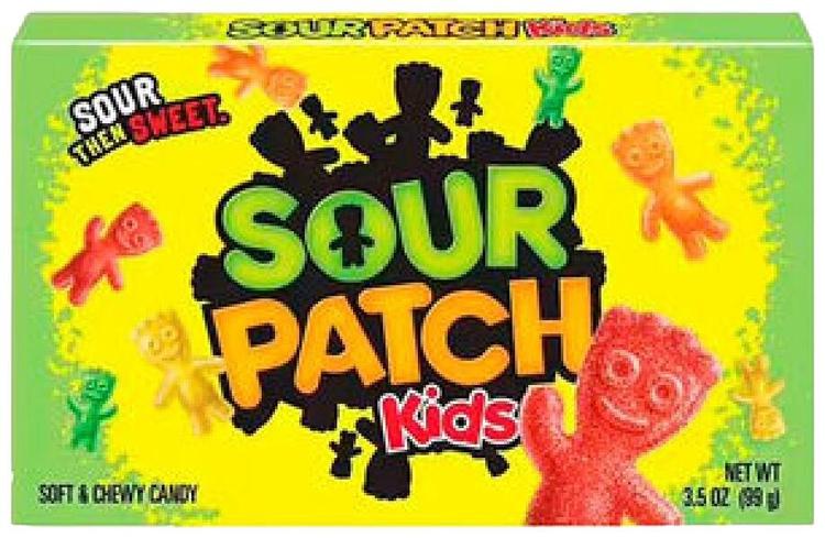 Sour patch kids box