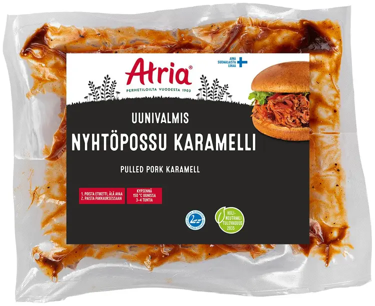 Atria Nyhtöpossu Karamelli n1,3kg