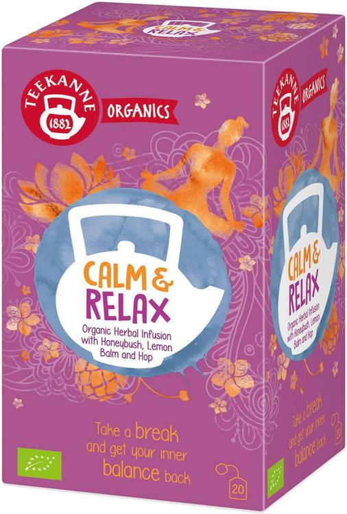 20x1,8g Teekanne Calm & Relax -yrttihauduke LUOMU, pussitee