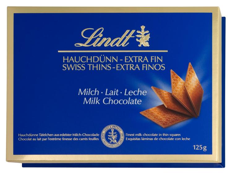 Lindt Thins Maitosuklaa 125g