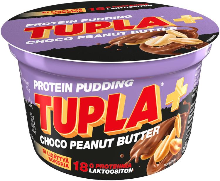TUPLA+ laktoositon choco peanut butter proteiinivanukas 180g