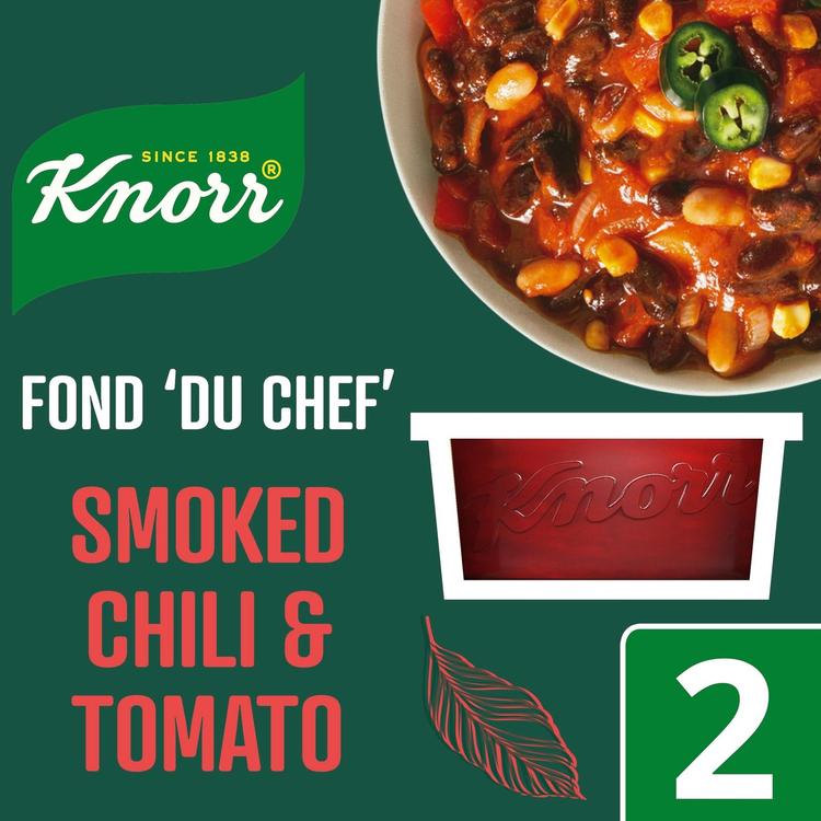 Knorr Savustettu chili & tomaatti Fond "du Chef" Vegaaninen 2x26g