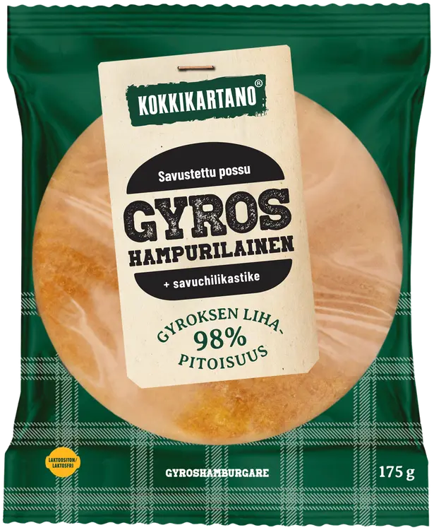 Kokkikartano Gyros Hampurilainen 175g