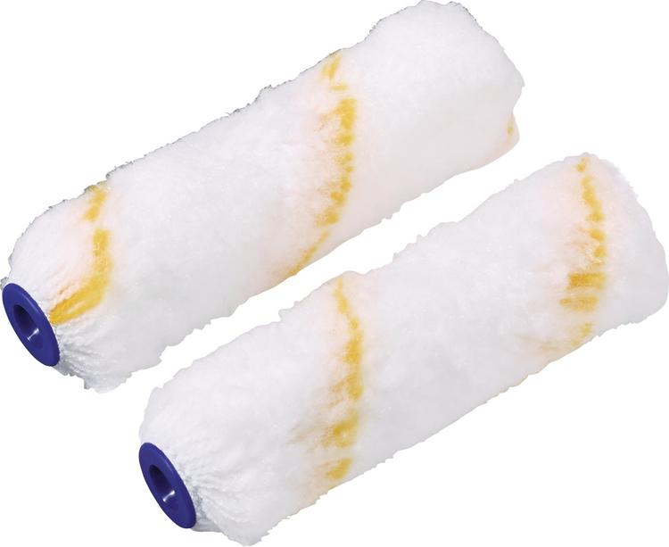 Lux värvirull kollase triibuga, 10 cm, 2 tk