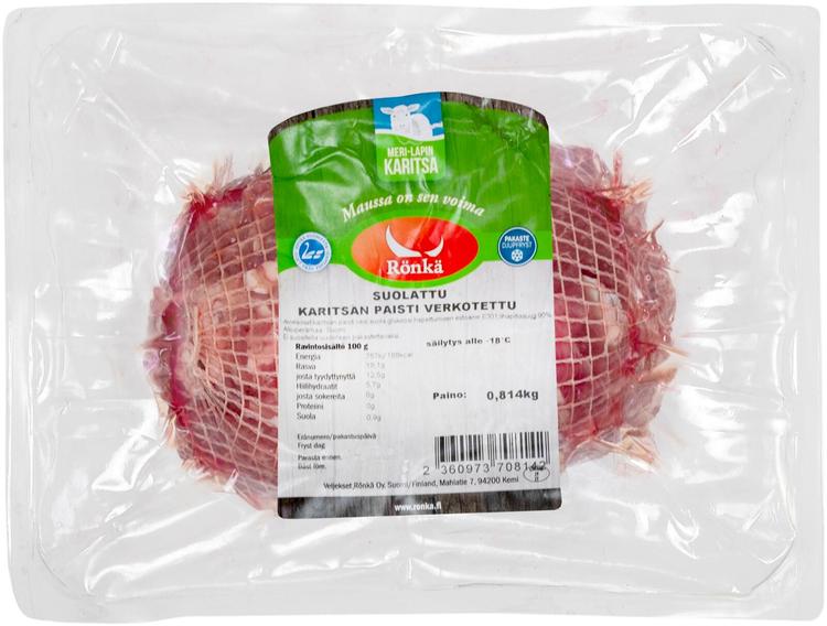 Rönkä Karitsan paisti suolattu verkossa pakaste