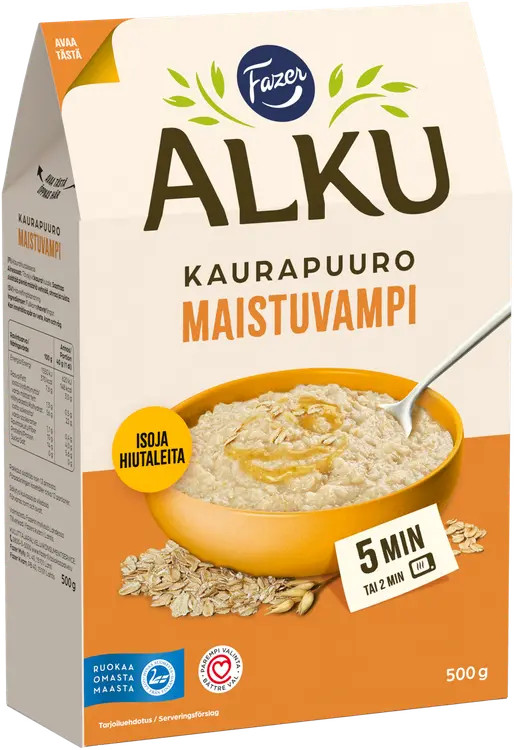 Fazer Alku Maistuvampi kaurapuuro 500 g