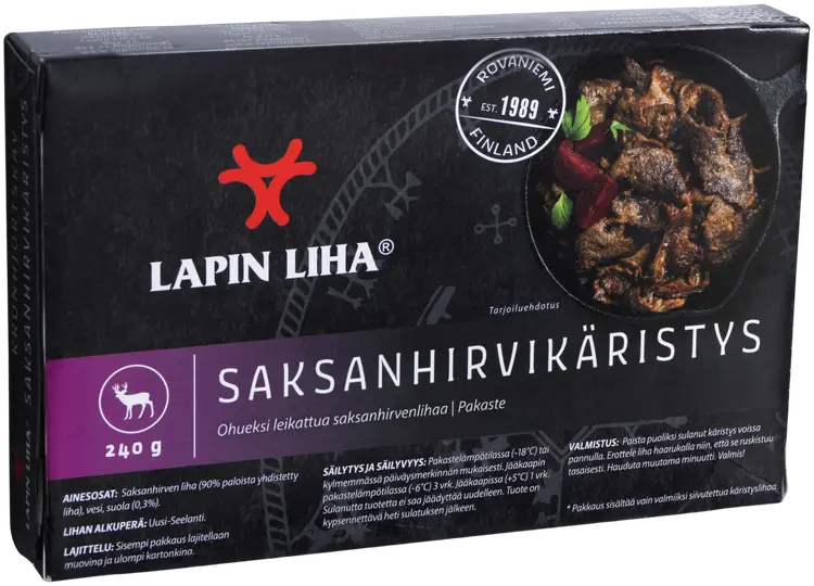 Lapin Liha Saksanhirvikäristys 240g pakaste