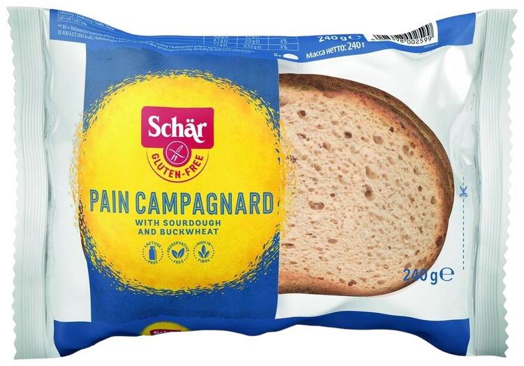 Schär Pain campagnard sai, gluteenivaba 240 g