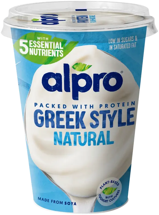 Alpro Greek Style Hapatettu soijavalmiste, maustamaton 400g
