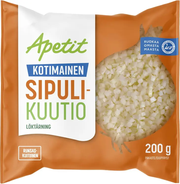Apetit Kotimainen Sipulikuutio pakaste 200g