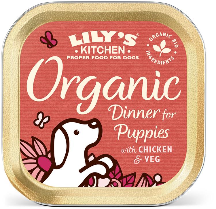 Lily's Kitchen 150g Organic Dinner for Puppies luomukoiranruoka