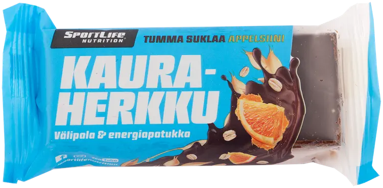 SportLife Nutrition Kauraherkku 70g Tumma suklaa-appelsiini energiapatukka