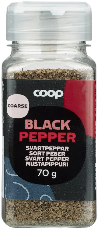 Coop mustapippurirouhe 70g