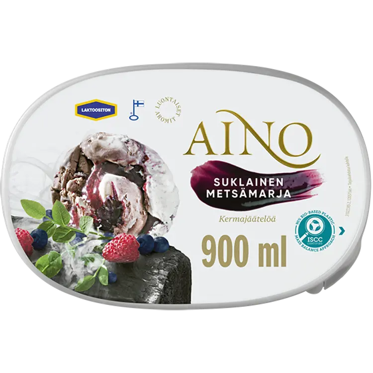 Aino Suklainen Metsämarja Laktoositon kermajäätelö kotipakkaus  520g/900ml