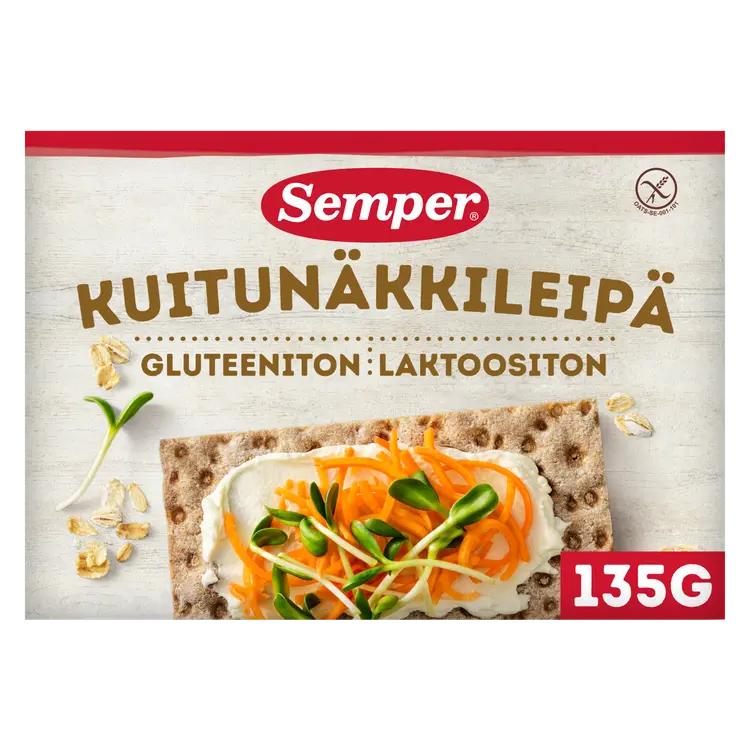 Semper Gluteeniton Kuitunäkkileipä 135g