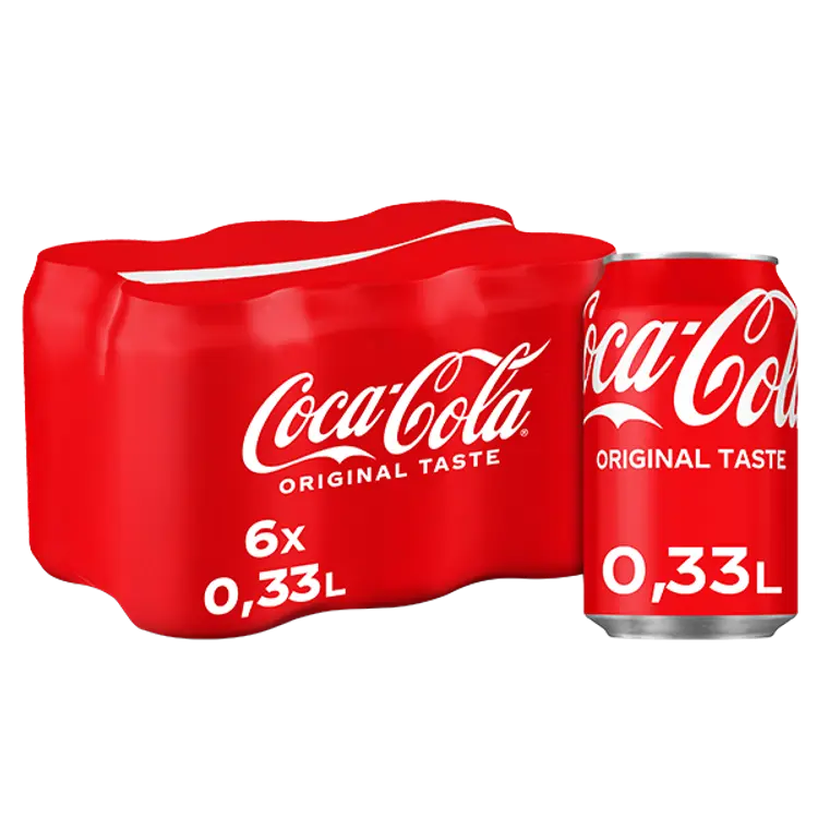 6-pack Coca-Cola Original virvoitusjuoma tölkki 0,33 L