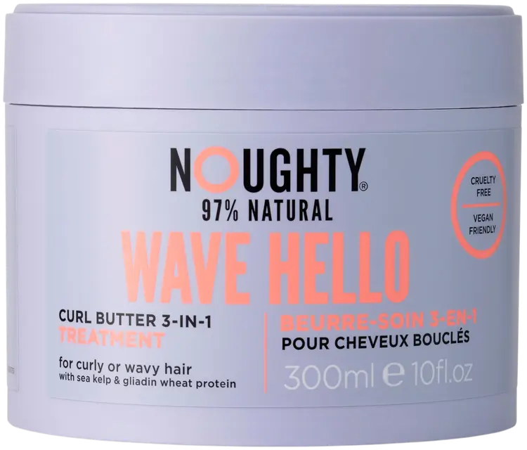 Noughty Wave Hello Curl Butter 3-in-1 Treatment -ravitseva hiusnaamio 300ml