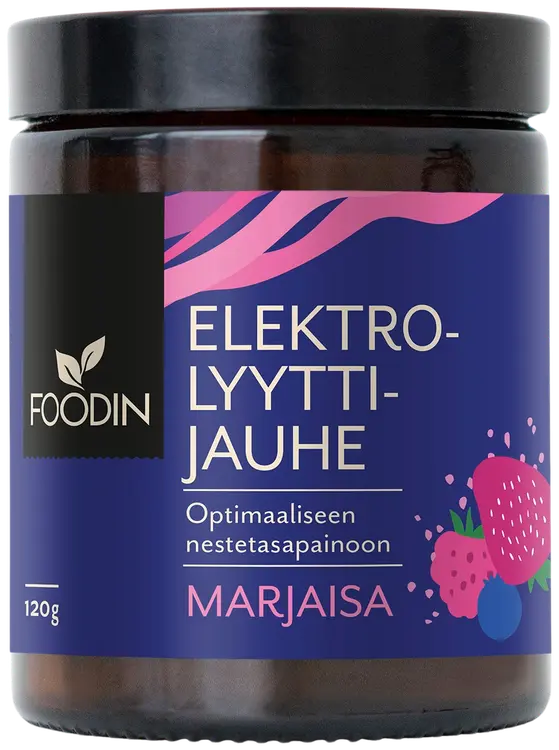 Foodin Elektrolyyttijauhe Marjaisa 120g