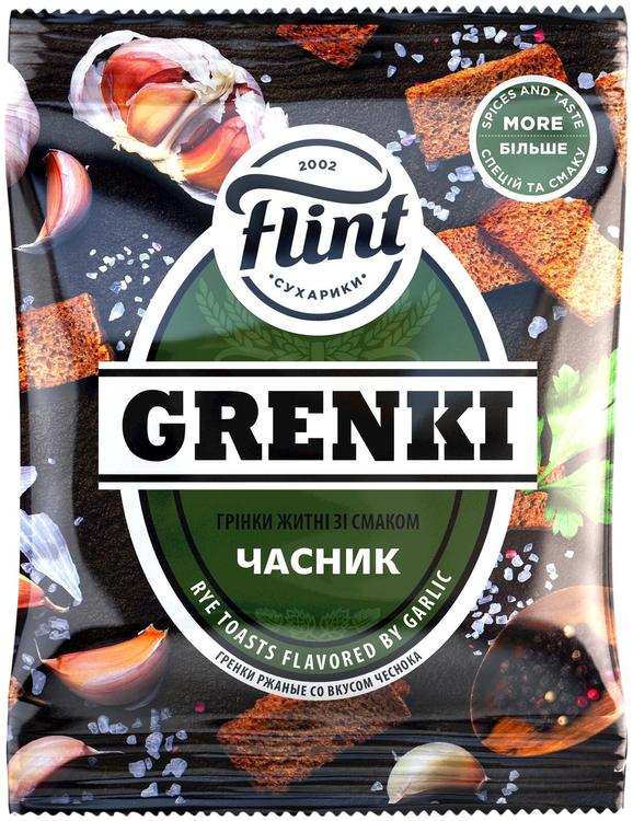 FLINT GRENKI Küüslaugumaitselised leivakesed 80 g