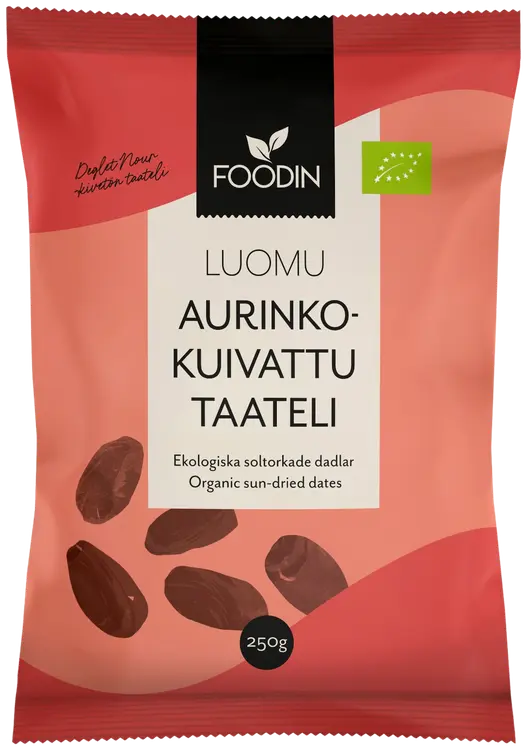 Foodin Aurinkokuivattu taateli luomu 250g