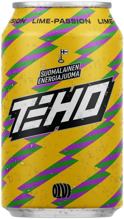 TEHO Lime-Passion energiajuoma 0,33 l tlk