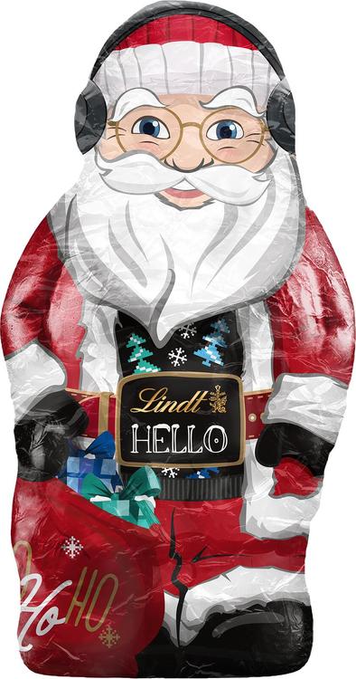 Lindt HELLO Vegan Santa kaakaotuote, vegaaninen suklaakuvio 80g
