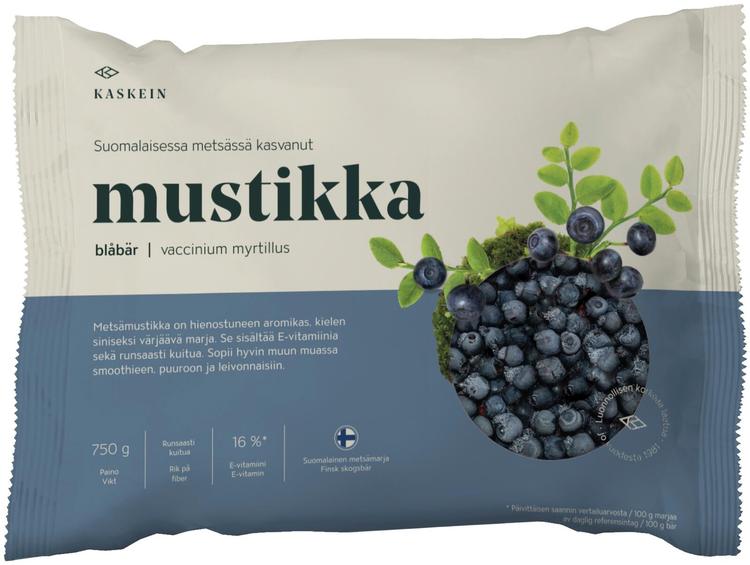 Kaskein 750 g Mustikka pakaste