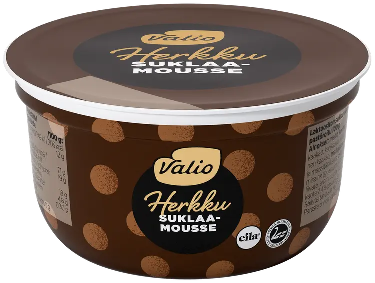 Valio Herkku suklaamousse 100 g laktoositon