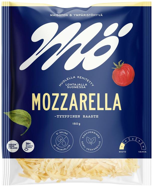 Mö Mozzarella-tyyppinen raaste 150 g
