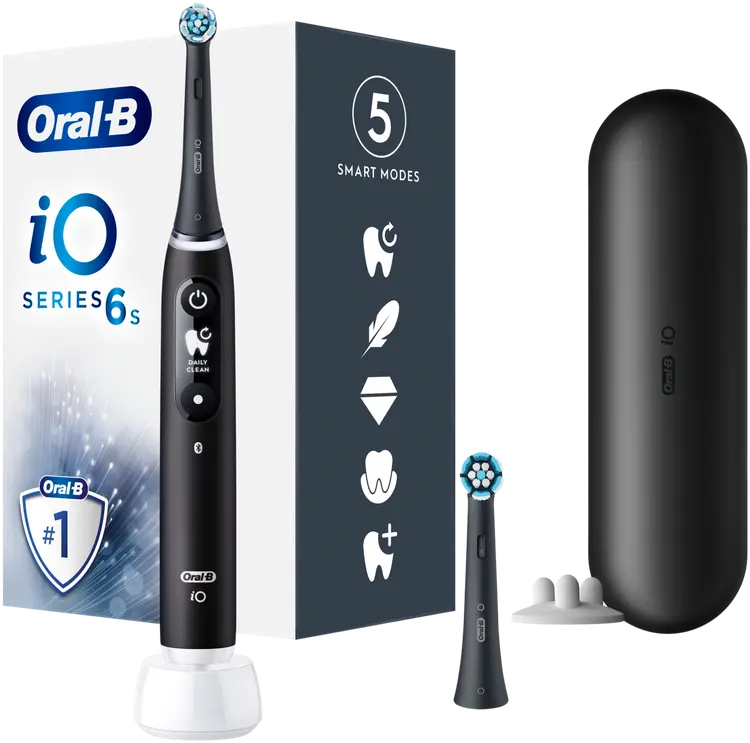 Oral-B Sähköhammasharja iO 6S Black Braun-tekniikalla