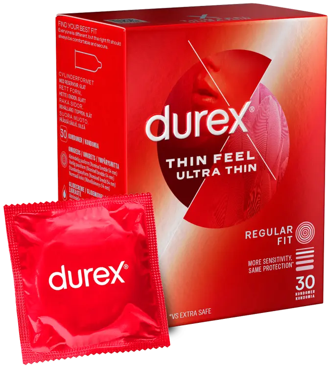 Durex Thin Feel Ultra Thin Kondomi 30kpl