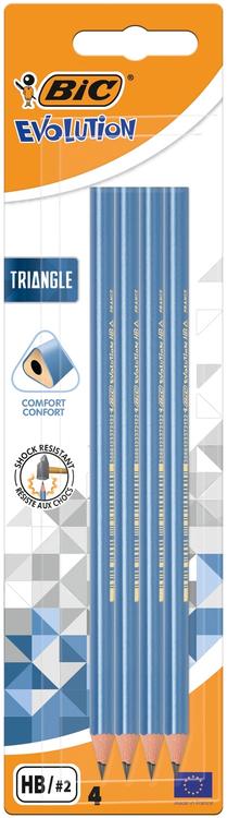 BIC Evolution Triangle lyijykynä 4-pack