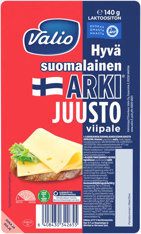 Valio Hyvä suomalainen Arki® juustoviipale e140 g
