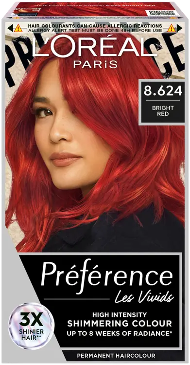 L'Oréal Paris Préférence Vivid Colours Bright Red intensiivinen kestoväri 1kpl