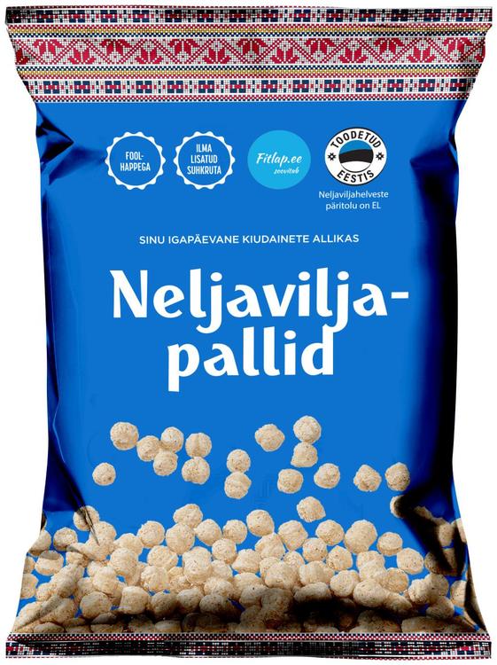 Krõbinad neljaviljapallid 150g