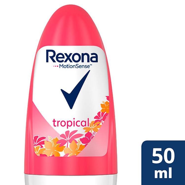 Rexona Tropical Antiperspirantti Deodorantti Roll-on 48 h suoja 50 ml