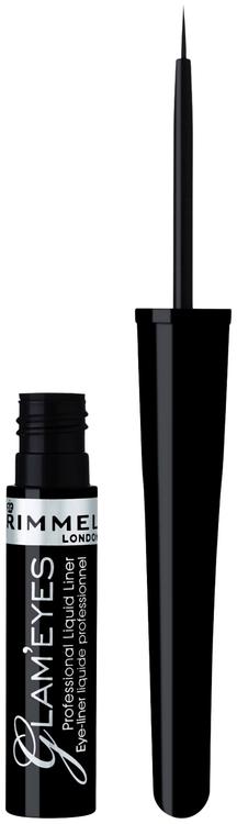 Rimmel 3,5ml Glam Eyes Professional Liquid Eyeliner 002 Velvet Brown nestemäinen silmänrajausväri