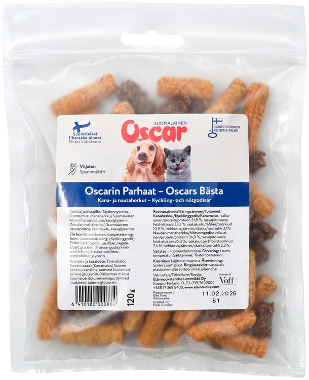 Oscar Oscarin Parhaat koirille ja kissoille 120 g