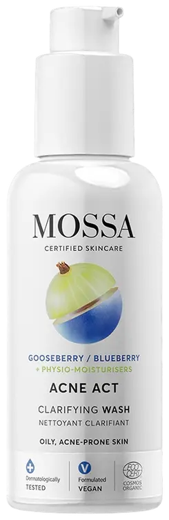 Mossa Acne Act Puhdistusgeeli 140ml