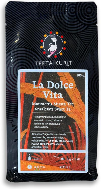 La Dolce Vita maustettu mustatee 100g