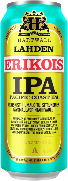 Lahden Erikois Pacific Coast IPA olut 5,3% 0,5 l