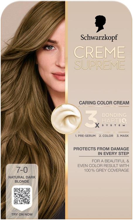 Juuksevärv Creme Supreme 7-0 Natural Dark Blonde