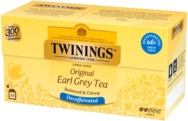 Twinings 25x2g earl grey kofeiiniton tee