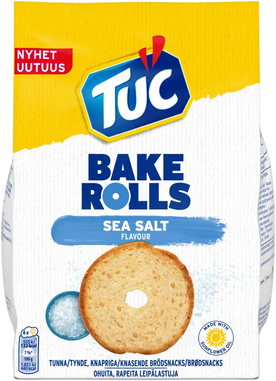 LU TUC Bake Rolls Salt leipälastut 150g