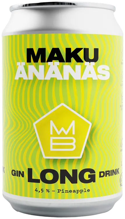 Maku Pineapple Gin Long Drink 4,5% 0,33l tlk