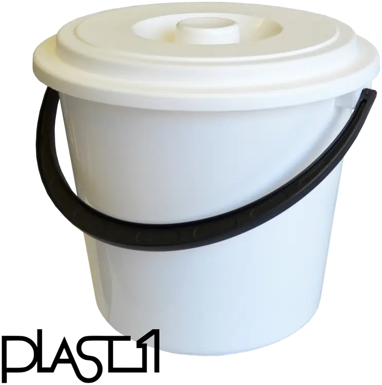 Plast1 sanko 5l kannella valkoinen